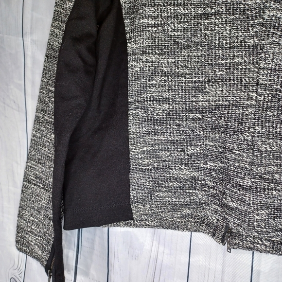 Eileen Fisher Tweed Black And Gray Jacket - Picture 14 of 14